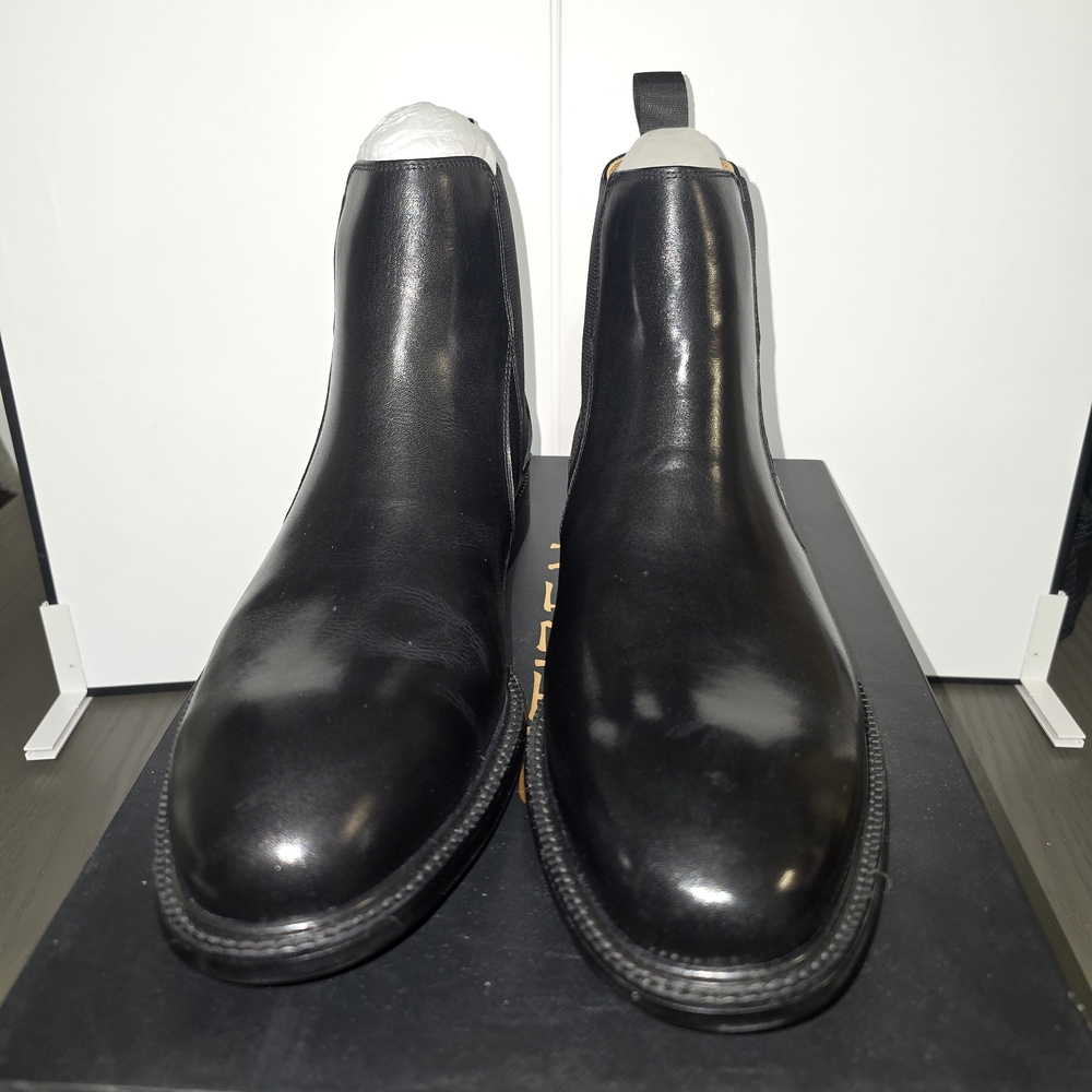 Elegant Black Leather Ankle Boots